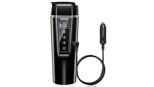 Electric Car Kettle 12V/24V Portable Travel Kettle