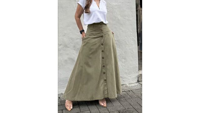 Elegant High Waist Skirt