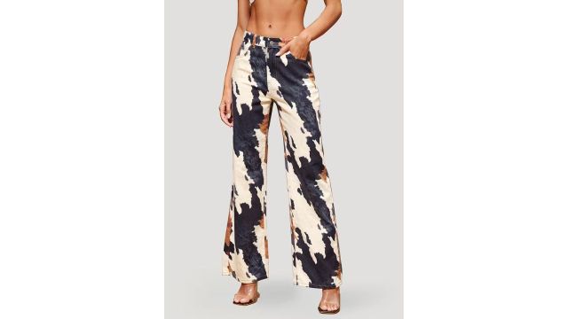 Fashion Women’s Printed Non-Stretch Jeans
