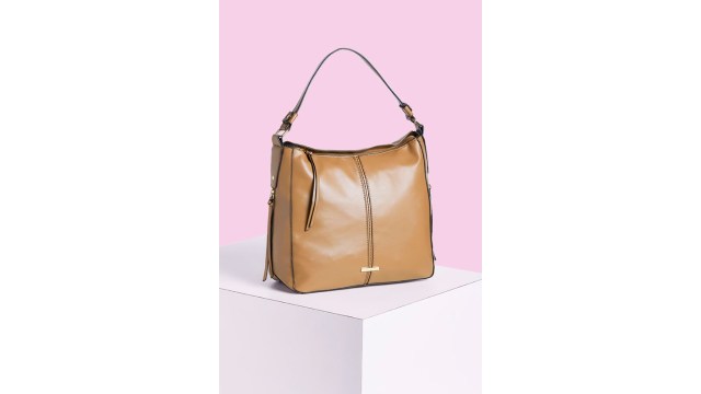Forever Glam Tan Shoulder Bag