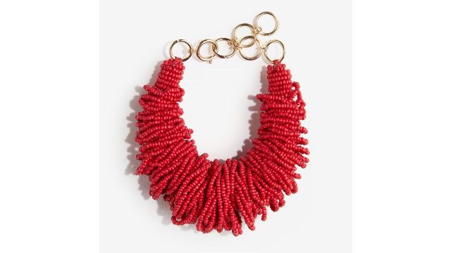 Glass-bead Statement Bracelet