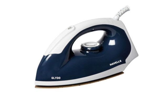 Glydo Blue Plastic Temperature Control Dry Iron-1000W