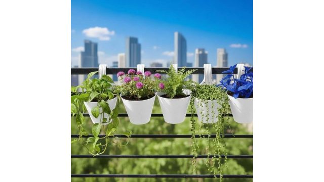 Go Hooked Plastic Hanging Planter for Plants