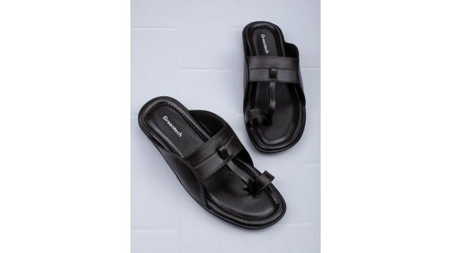 Greentech Men One Toe Ethnic Kolhapuri Sandals