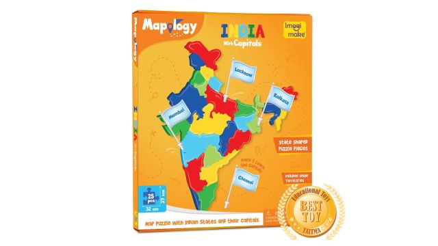 Imagimake Mapology India With State Capitals