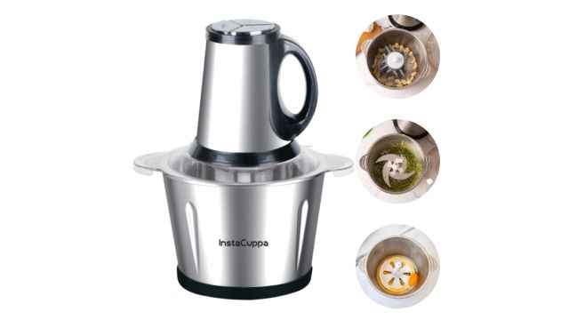 InstaCuppa Electric Chopper With 3 Attachments