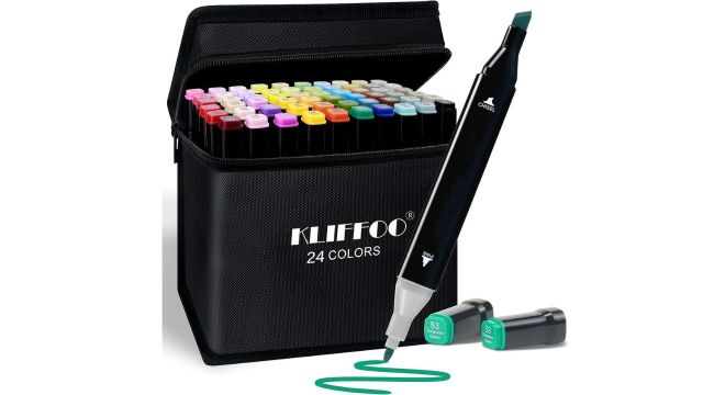 KLIFFOO Dual Tip Colourful Art Markers