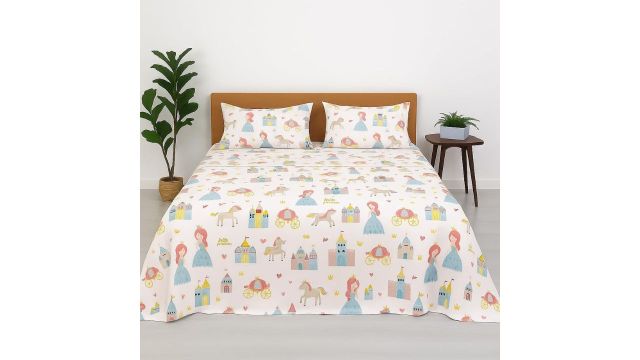 Kids Bedsheet King Size – Little Princess Design