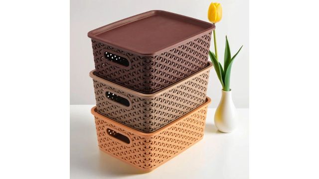 Kuber Industries Multipurpose Solitaire Storage Basket
