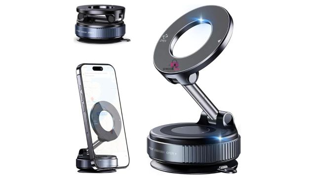 LOTUNY Omeron Magnetic Vacuum Phone Holder