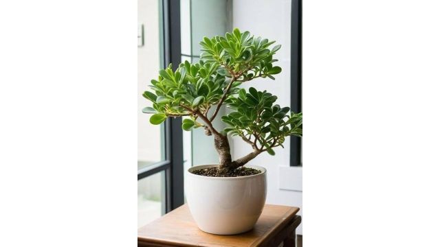 Live Jade Plant in Pot