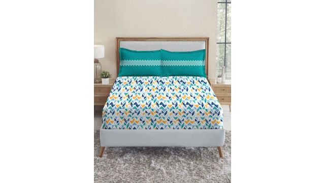 MYTRIDENT’s blue printed cotton set