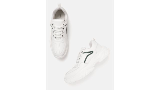 Mast & Harbour Women Textured Everyday Sneakers