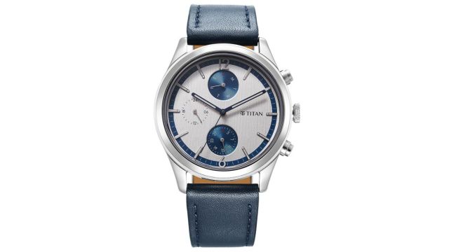 Multifunction Analog With White Dial Watch For Men - 10026sl03 