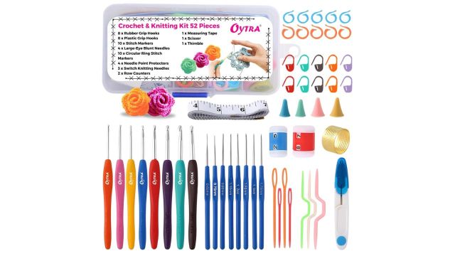 Oytra Crochet Kit 52 Pieces for Beginners