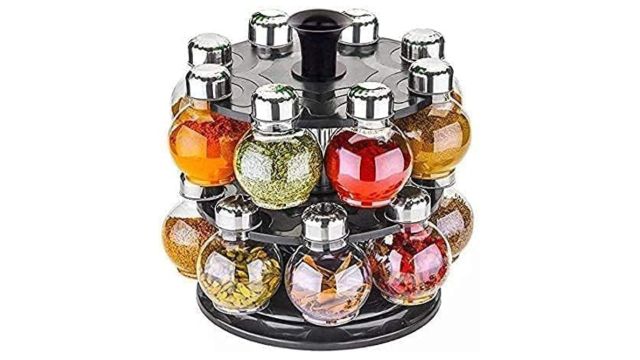 PERDIA Multipurpose Big Revolving Spice Rack