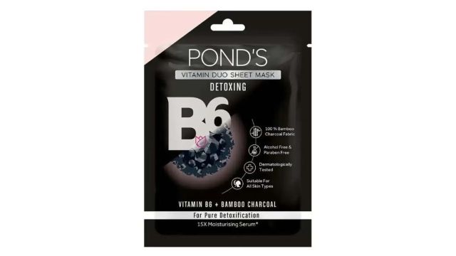 Pond's Activated Charcoal Clear Detox Sheet Mask
