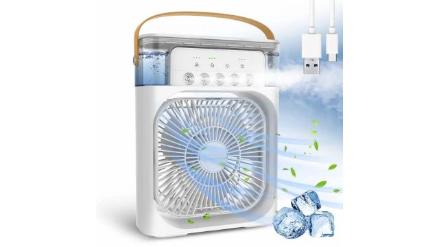 Portable Air Cooler Fan with Water Tank