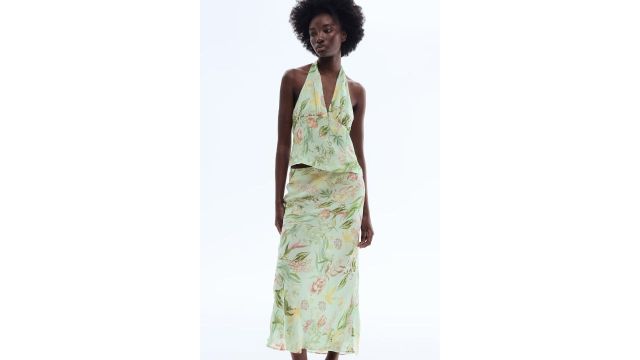 Printed Viscose Skirt
