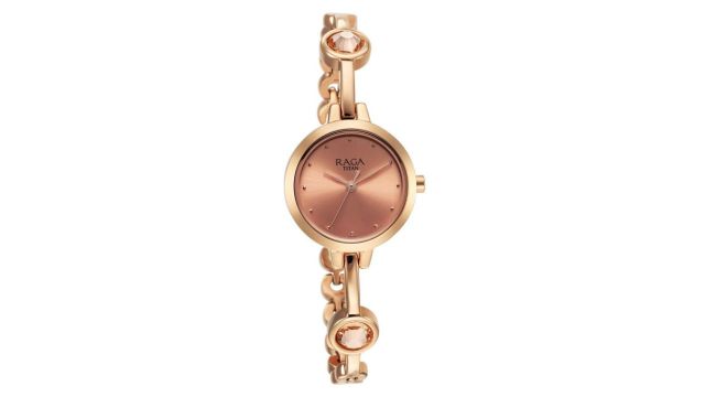 Raga Viva rose-gold watch 