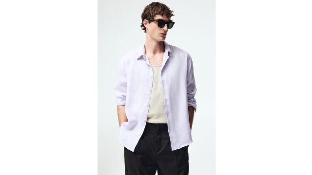 Relaxed Fit Linen Shirt
