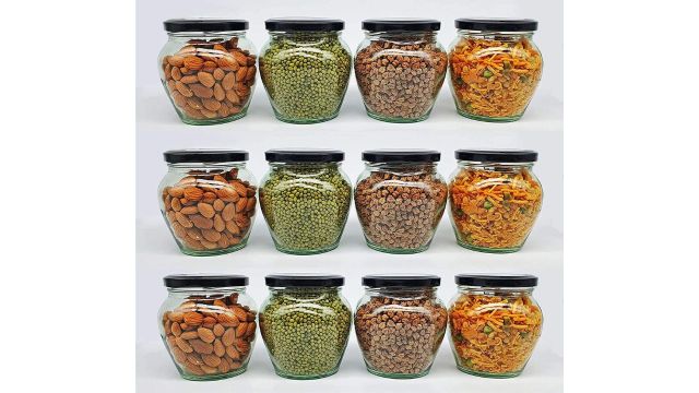 SITOVI Transparent Glass Jar