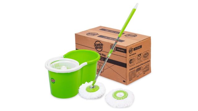 Scotch-Brite Twin Bucket Spin Mop