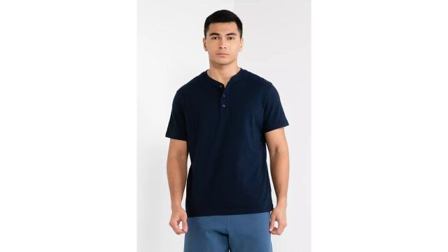 Short-Sleeve Henley Icon T-Shirt