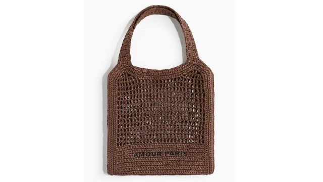 Straw tote bag