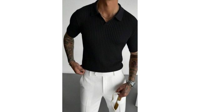 GRDR summer polo knit sweater