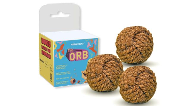 The Orb Natural Chew Ball Toy For Dogs