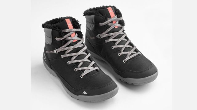  Quechua SH100 waterproof hiking winter shoes
