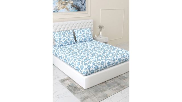haus & kinder blue printed king set