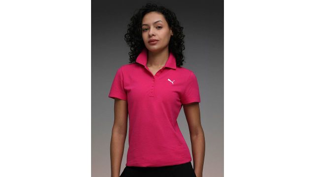 Pink logo polo Tshirt