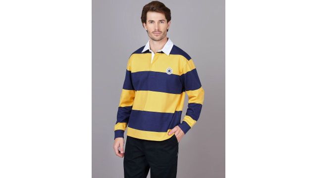 unisex cotton rugby polo