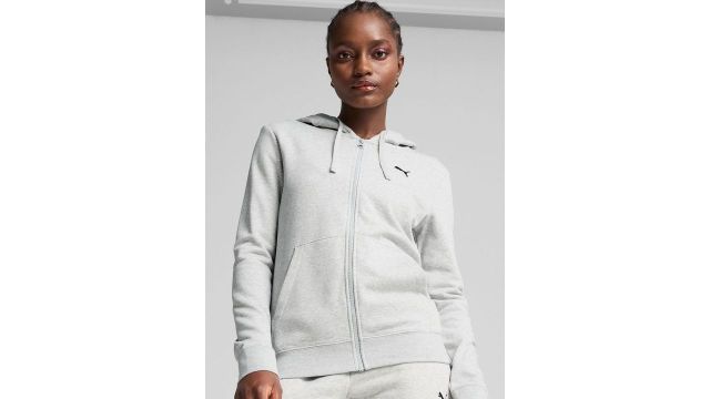 women’s Essentials full-zip cotton hoodie