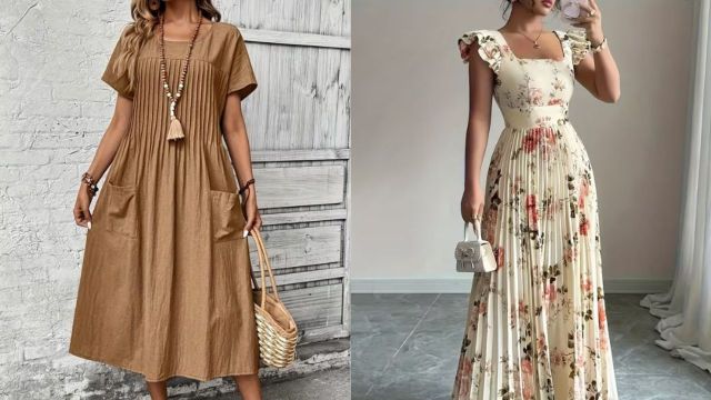 Top pleated dresses to consider