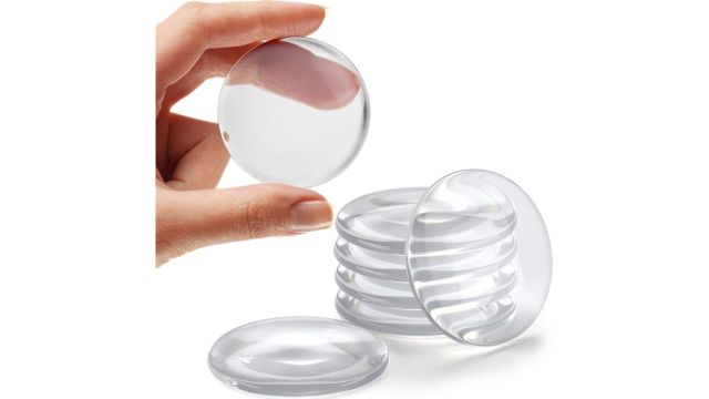 VIVNITS Silicone Clear Rubber Door Bumper Stopers