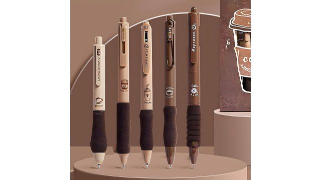 WISHKEY Coffee Theme Kawaii Japanese Stationery Items
