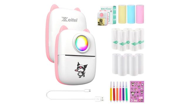 ZEITEL Mini Bluetooth Thermal Printer