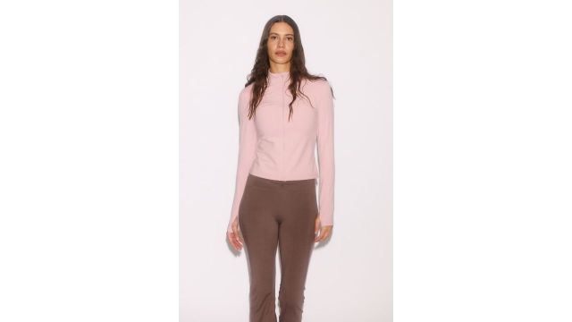 Zip-through sports jacket with SoftMove