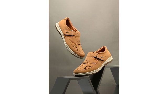 beige comfort sandals