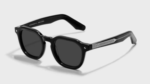 black-on-black square pair