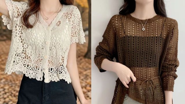 Best Crochet Tops for Women on Temu UK to check out
