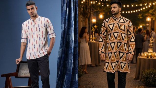 Best geometric printed kurtas to check out