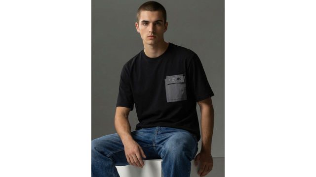 Oversized Drop Shoulder Sleeves Pure Cotton T-shirt