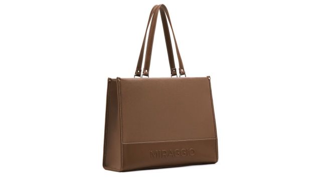 Women Solid Structured Leanne 16 Inch Laptop Tote Bag