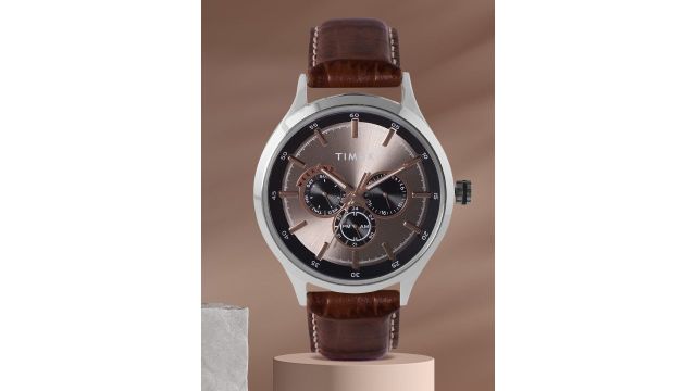 Round 21mm Grey Dial Analog Men Watch