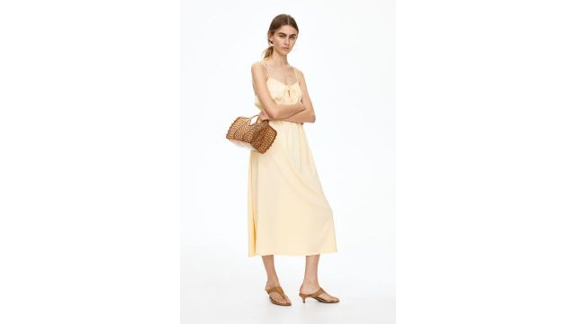 Crinkled Jersey Dress