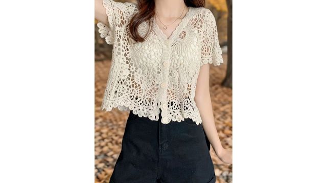 Bohemian Style Chic Crochet Cardigan
